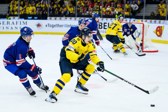 Liam Öhgren of Sweden and Ryan Leonard of USA celebrating