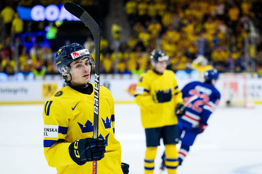 Isac Born of Sweden looks dejected