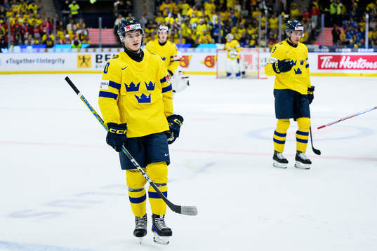 Fabian Wagner of Sweden looks dejected