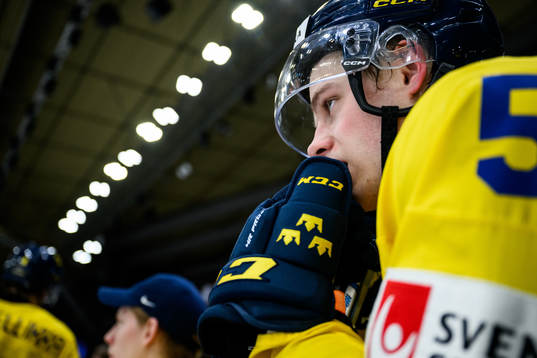 Mattias Hävelid of Sweden looks dejected