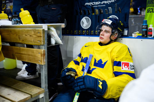 Mattias Hävelid of Sweden looks dejected