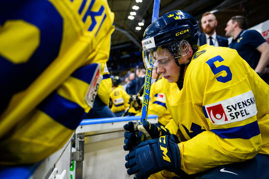 Mattias Hävelid of Sweden looks dejected