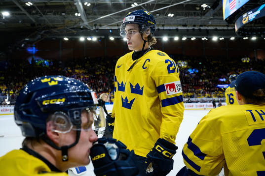 Liam Öhgren of Sweden looks dejected