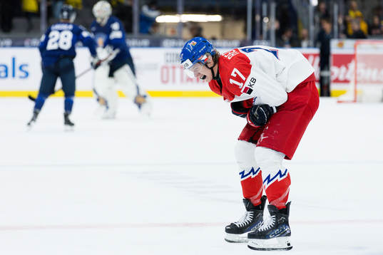 Sebastian Redlich of Czech Republic in pain