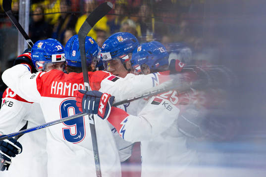 Jakub Stancl of Czech Republic celebrates the 2-2 goal