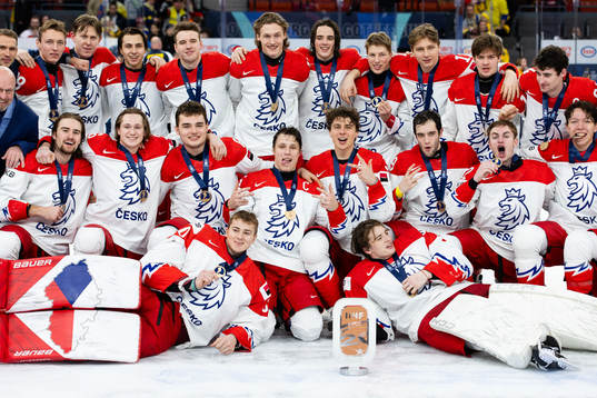 Players of Czech Republic celebrate