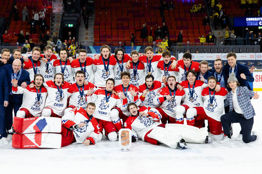 Players of Czech Republic celebrate