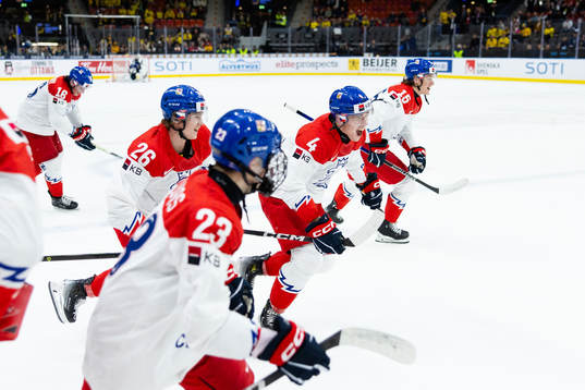 Players of Czech Republic celebrate