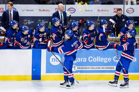 Rutger McGroarty of USA celebrates the 6-2 goal