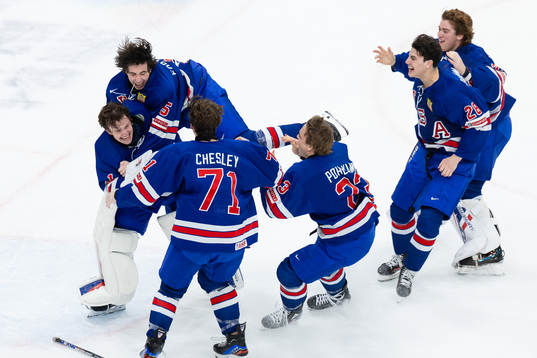 Players of USA celebrate
