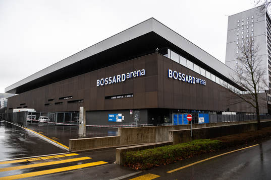 Exterior view of Bossard Arena