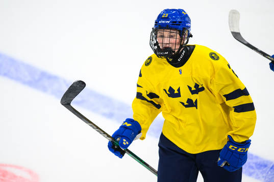 Isabelle Leijonhielm of Sweden celebrates scoring 1-0
