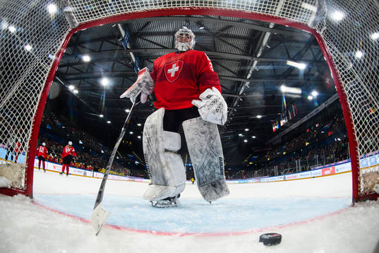 Goalkeeper Talina Benderer of Schweiz looks dejected