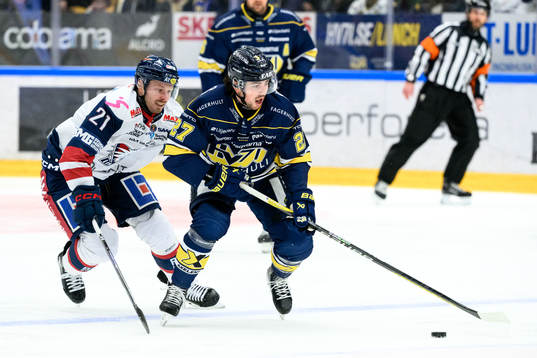 Linköpings Christoffer Ehn och HV71s Robert Nardella