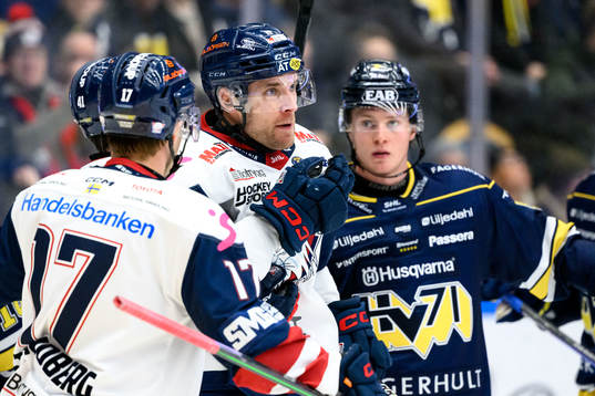 Linköpings Patrick Russell jublar