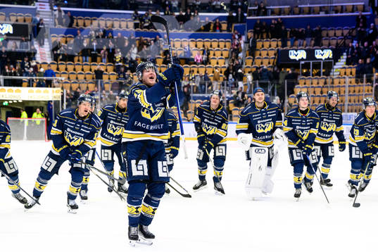 HV71s Henrik Borgström jublar