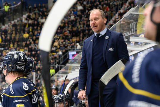 HV71s tränare Johan Lindbom
