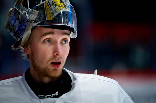 Färjestads målvakt Tobias Normann