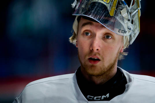 Färjestads målvakt Tobias Normann