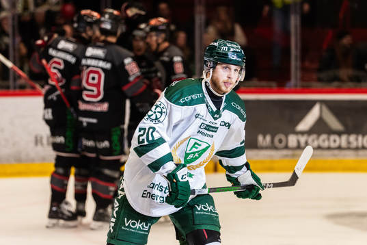 Färjestads Marcus Westfält deppar