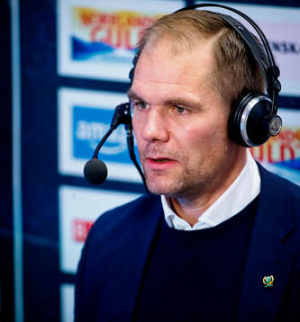 Färjestads tränare Thomas Mitell