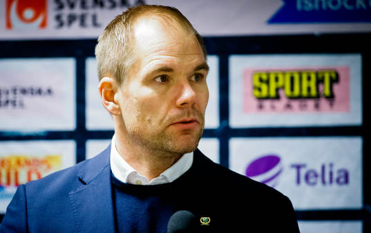 Färjestads tränare Thomas Mitell