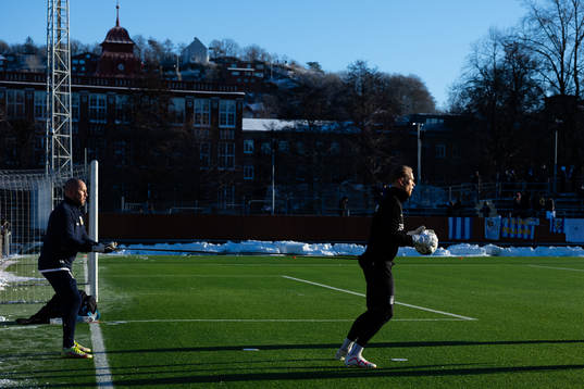 IFK Göteborgs målvaktstränare Lee Baxter och målvakt
