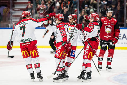 Frölundas Henrik Tömmernes och Jere Innala