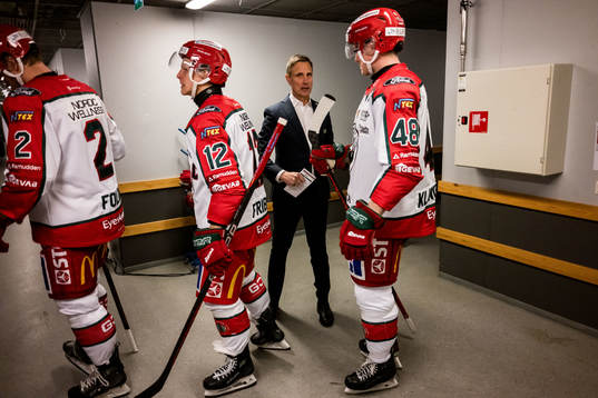 Frölundas Christian Folin, Max Friberg, tränare Roger