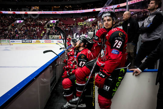 Malmö Redhawks Jakub Galvas deppar