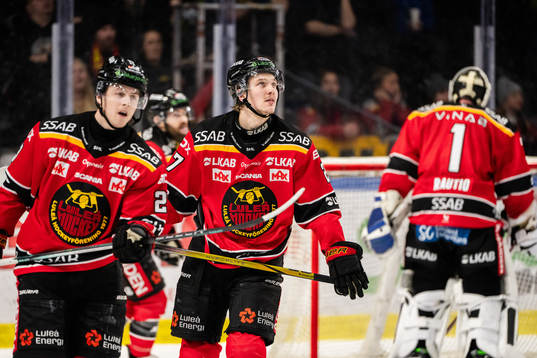 Luleås Jesper Sellgren och Oskari Laaksonen deppar