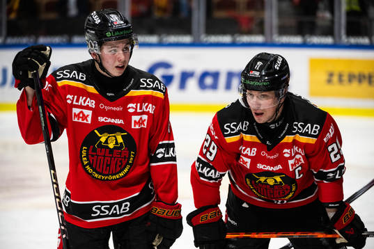 Luleås Isac Hedqvist och Erik Gustafsson