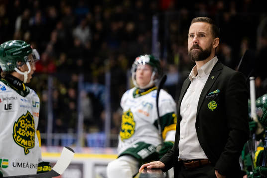Björklövens huvudtränare Viktor Stråhle