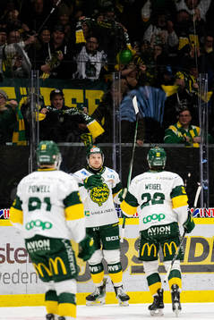 Björklövens Scott Pooley jublar