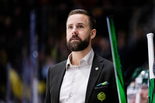 Björklövens tränare Viktor Stråhle