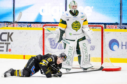 Västerås Konstantin Komarek och Björklövens målvakt