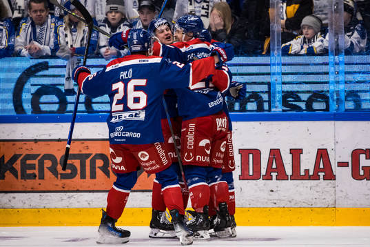 Oskarshamns Niclas Burström jublar