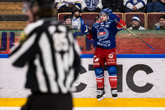 Oskarshamns David Quenneville jubel