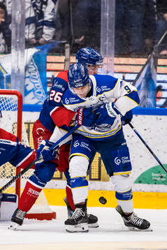Oskarshamns Lukas Pilö och Leksands Patrik Zackrisson