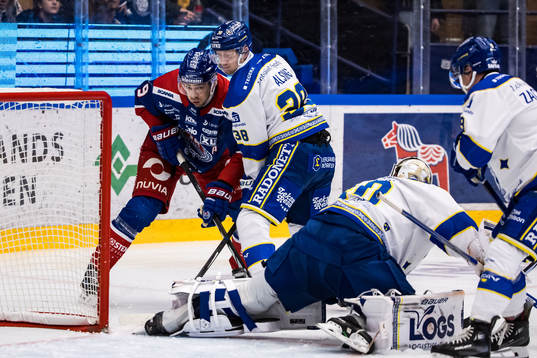 Oskarshamns Ahti Oksanen och Leksands Olle Alsing