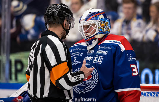 Oskarshamns målvakt Emil Kruse