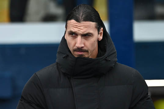 Zlatan Ibrahimovic of AC Milan