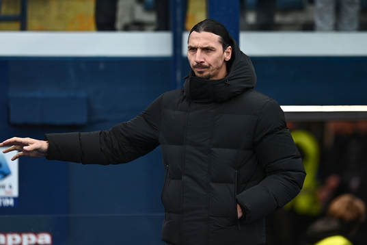 Zlatan Ibrahimovic of AC Milan
