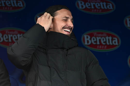 Zlatan Ibrahimovic of AC Milan