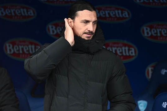 Zlatan Ibrahimovic of AC Milan