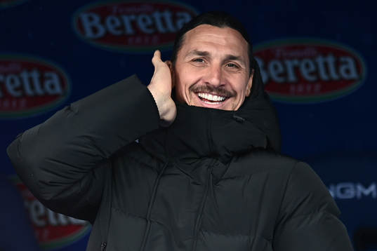 Zlatan Ibrahimovic of AC Milan