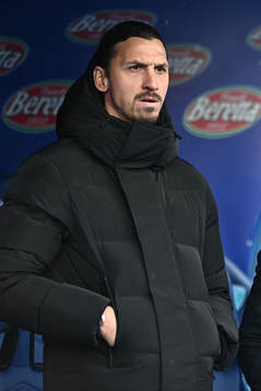 Zlatan Ibrahimovic of AC Milan