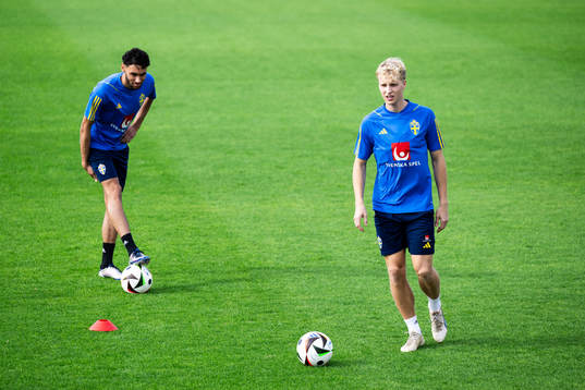 Joakim Persson and Victor Larsson of the Swedish men's