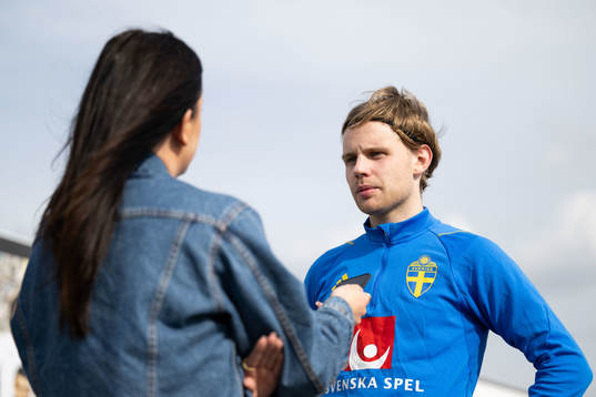Oscar Pettersson of the Swedish men's football national