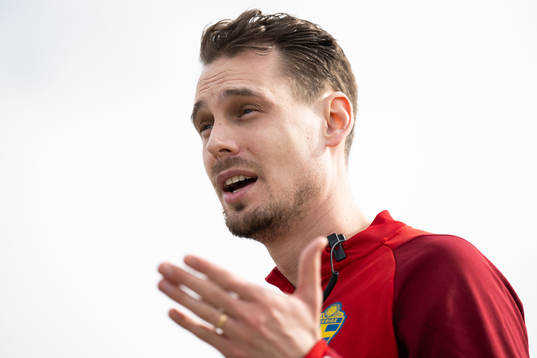 Interim coach Daniel Bäckström of the Swedish men's